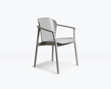 FINN ALL WOOD - Wooden chair with armrests by SCAB DESIGN - view 3